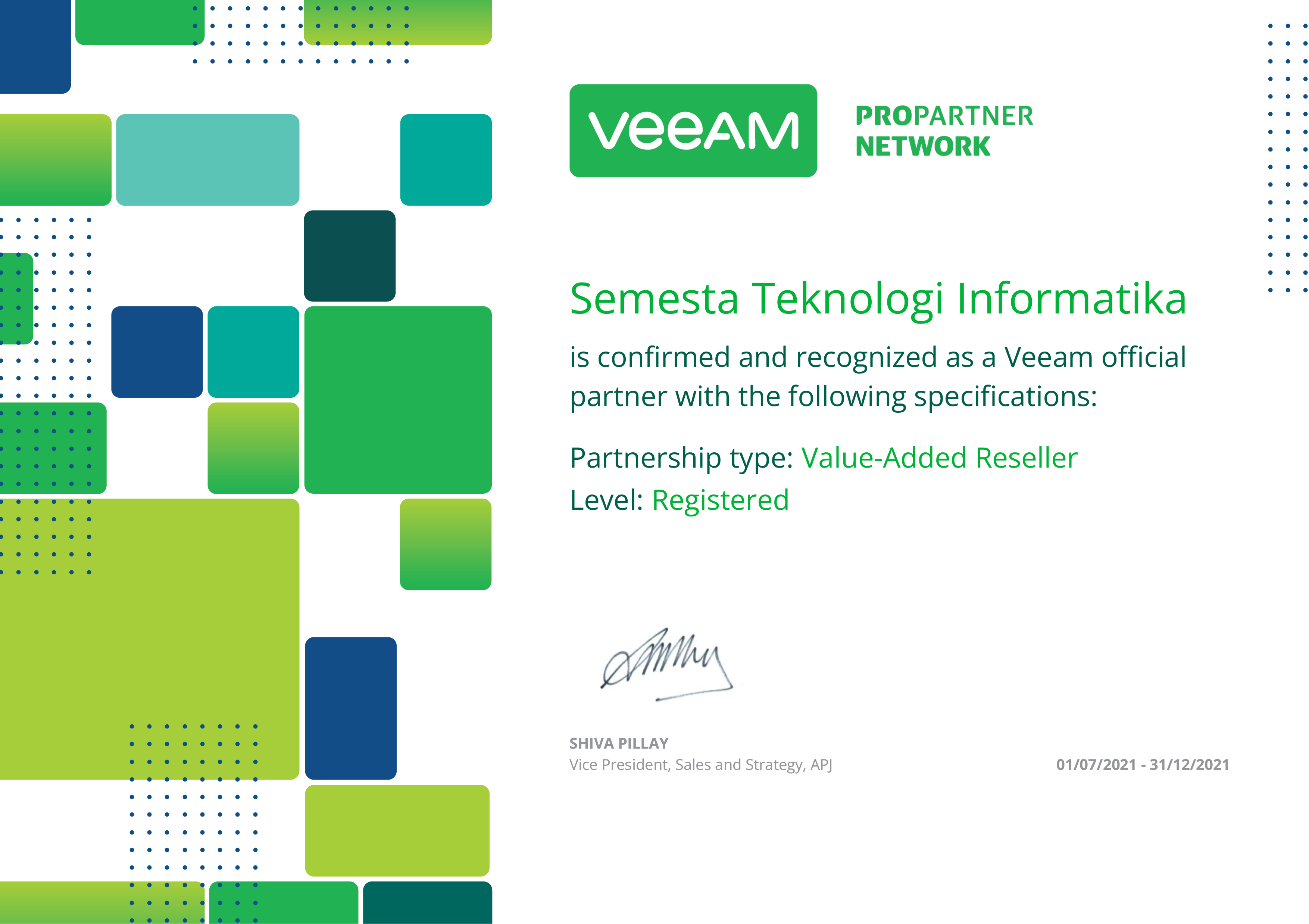 Veeam Value-Added Reseller Partnership